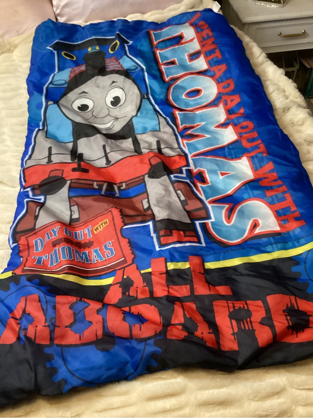Thomas & Friends Blue and Red Kids Sleep Sack Sleeping Bag 2001